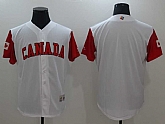 Men's Canada Baseball Majestic White 2017 World Baseball Classic Team Stitched Jersey,baseball caps,new era cap wholesale,wholesale hats
